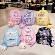 Resim 1 adet Sanrio için for kuromi Sırt Çantası - Ultra-Hafif, Şık Siyah ve Beyaz Karikatür Tasarımı ile Sevimli Karakter Kolyeleri, Dayanıklı Polyester, Fermuar Kapatma, Günlük Geziler için Mükemmel, Okul Sırt Çantası, Seyahat Çantası, Eğlenceli Aksesuar, Uygun Fiyatlı Aksesuar, Yetişkinler, Okul Yaş Sırt Çantası, Anime Defteri, Hulongashion Hollow SpacesAre Glossy, Referans Oranları Yapısı (L), Kadın Sırt Çantası 