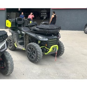 Resim Segway 570 Atv Çantası 180 Litre Arka+80 Litre Ön+2 Adet Benzin Bidonu Yeşil Siyah 