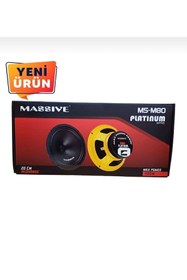 Resim Massive Üclü Paket 20cm Iki Takım Midrange F200.4 4 Kanallı 4x100 Oto Anfi 