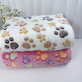 Resim 2'li Paket Flanel Evcil Hayvan Battaniyeleri, Makinede Yıkanabilir, Küçük, Orta ve Büyük Köpekler için Uygun, Köpek Yatağı ve Mobilya Koruma Örtüleri 