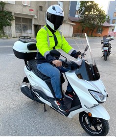 Resim Motocam Suzuki Burgman Street Ex 125 Ön Cam 2023-2026 Model 62cm Şeffaf Renkli 4mm 