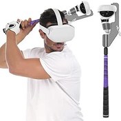 Resim [2023 Upgraded] HONJOMIN VR Golf Club for Oculus Quest 2 / Oculus Quest 1 / Rift S, Attachment Adapter VR Golf Club Handle Extension Accessory, Enhance Immersive VR Game Experience 