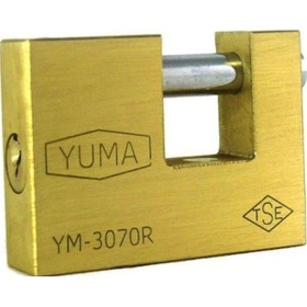 Resim Kayar Milli Pirinç Asma Kilit 70 Mm. 