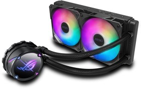 Resim Asus Rog Strix LC II ARGB 240 mm Intel(1700p)-AMD Uyumlu Sıvı Soğutucu 