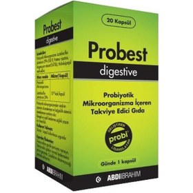 Resim Probest Digestive Probiyotik Kapsül 20 
