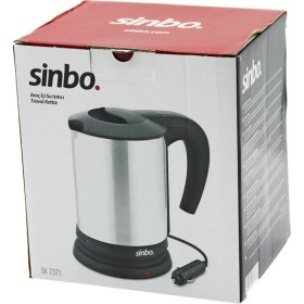 Resim Özbience 12V Araç Içi Paslanmaz Çelik Su Isıtıcı 0.8l 120W Kablo ve Çakmaklı 