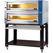 Resim Öztiryakiler 2 Katlı Pizza Lahmacun Fırını Tezgahlı. 12 Pizza Kapasiteli. 10570 