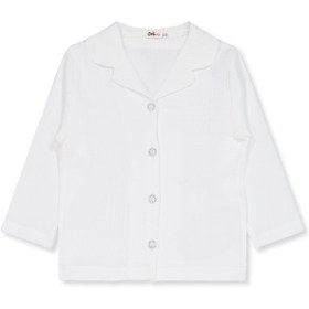 Resim Civil Girls Düz 2-5 Yaş Pijama Takımı - Ekru - Ekru / 4-5 Yaş 