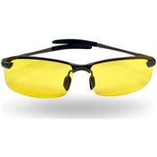 Resim Erkekler İçin Gece Sürüş Gözlüğü, Polarize Parlama Önleyici Uv400 Lens B Çok Renkli 
