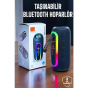 Resim Techno Stock Bluetooth Hoparlör Kablosuz Yüksek Ses Şarj Edilebilir 