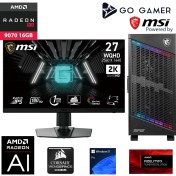 Resim Go Gamer S1086DK Intel Core I9 14900KF / 32GB 6000MHZ Ddr5 Ram / 2tb Nvme SSD 7300-7000MB-SN Gen4 / Rx 9070 16GB / 360MM Sıvı Soğutma / Msı 27" 2k 180Hz / Windows 11 Pro Masaüstü Bilgisayar 