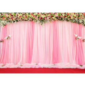 Resim Monyee 2.1x1.5m Poliester Fotoğraf Fon Perdesi - Düğün Temalı W Serisi 