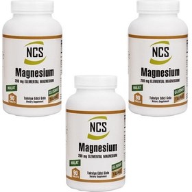 Resim Ncs Magnesium Malat Glisinat Taurat 90 Tablet 3 Kutu 