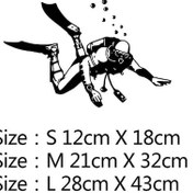 Resim N444-boyut L-6-gri-moda Mızrak Balıkçılık Dalış Zıpkın lar Ussr Eğlenceli Vinil Araba-şekillendirici Araba Etiket Çı 