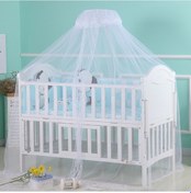 Resim Beşik Kubbe Hafif Cibinlik, Boyut: 4.5x1.7 Metre, Stil: Dantel Cibinlik 