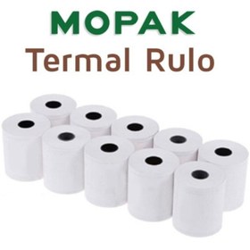 Resim Mopak 56x16 Termal Rulo 16 Metre 100 Adetlik Paket 