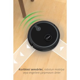 Resim Kiwi KVC-4091 Akıllı Robot Süpürge | 6000PA Güçlü Emiş, Lazer Haritalama, Paspas , Uygulama Kontrollü 