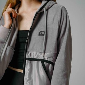 Resim Ellesse Fermuarlı Kapüşonlu Kadın Eşofman Üstü EF188-GI - M 
