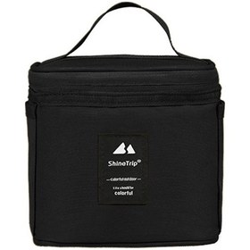 Resim Baharat Şişesi Seti Saklama Çantası Taşınabilir Kamp Baharat Dağıtıcı Seti Black Only Bag Germany Siyah 