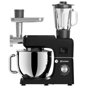 Resim Yasomi 1511bml Led Ekranlı Kıyma Çekme Aparatlı Blender Stand Mikser Mutfak Şefi Siyah 