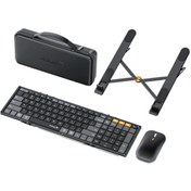 Resim Protoarc Xkm01 Siyah Kablosuz Klavye Mouse Caseup Seti Cp015682 