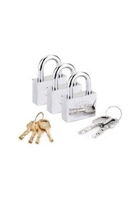 Resim Tek Anahtarla Açılan Çelik Asma Kilit 6 Adet 