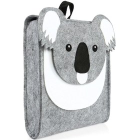 Resim Yaratıcı Tasarım Kuala Figürlü Keçeli Çocuk Sırt Çantası 