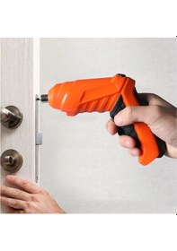 Resim Tenfowee Usb Şarjlı Manyetik Vidalama Seti, 45 Parça Kablosuz Tornavida, Led Işıklı, Ergonomik Tutma Kolu 