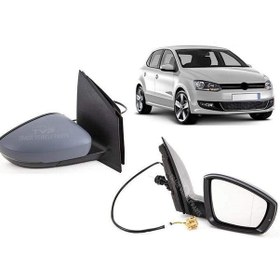 Resim Vw Polo 6r 2009-2014 Elektirkli Yukarı Katlanır Ayna 