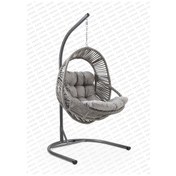 Resim Capri Swing Nobel Tekli Rattan Bahçe Balkon Salıncağı 001 