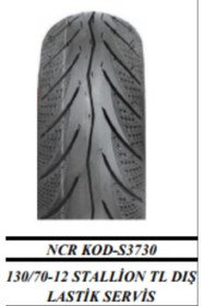 Resim Universal Dış 130*70*12 Stallion Servis Tubeless 