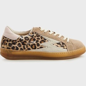 Resim Moaconcept Bayan Ayakkabı Ic009 Leopar Leopar Kahverengi 