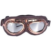 Resim Dancemonkey Antik Spor Motosiklet Gözlüğü-gümüş 