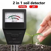 Resim 2'si 1 Arada Toprak Test Kalemi, pH ve Verimlilik Analiz Cihazı, Yüksek Hassasiyet 0.01, Şarj Gerektirmez, Pilsiz, Bitki Sağlığı ve Nem İçeriği Tespiti için Bahçe Aracı 
