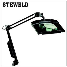 Resim Steweld 8069-3d Esd Floresanl Işıklı Masa Mengeneli Büyüteç 