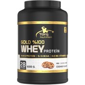 Resim TORQ NUTRİTİON Gold %100 Whey Protein Kurabiyeli 1000g 