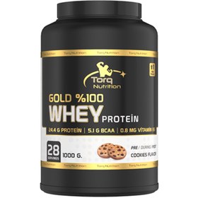 Resim TORQ NUTRİTİON Gold %100 Whey Protein Kurabiyeli 1000g 