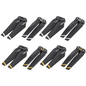 Resim Didadodo Djı Spark İçin 4 Adet Katlanır Pvc Pervane - Gümüş/altın Renk Ve Yüksek Performans 