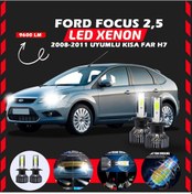 Resim Ford Focus 2.5 2008-2011 Kısa Far Uyumlu Şimşek Etkili Led Xenon Pro Series H7 