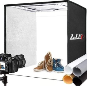 Resim Life 70X70 Led Işıklı Ürün Çekim Çadırı 24Film (Türkiye Distribütör Garantili) 