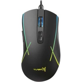 Resim Turbox New Desing Tr-M5 3200DPI USB Kablolu Siyah Gaming Optik Mouse Rgb 