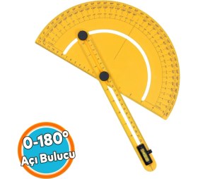 Resim Nzb Plastik Açı Bulucu Ölçer Gönye 0-180° Derinlik Kare Köşe Cetvel Ölçme Kaynakçı Mimar Marangoz Çizim 
