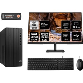Resim Hp Pro Tower 290 G9 Intel Core I7 13700 48GB 512GB SSD RX550/4GB 21.5" Fhd Monitör Fdos 8T2X1ES Masaüstü Bilgisayar & Per4 USB Bellek 8T2X1ESMNT1342 
