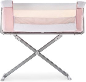 Resim Face to Me Mini Yan Yatak Katlanabilir, Ayarlanabilir Yükseklikli, Pembe Beşik - Pembe 