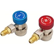 Resim Dream011 R134a Soğutucu Hızlı Kuplaj Bağlantı Adaptörleri Ve Ayarlanabilir Manifold Ölçer Seti 