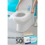 Resim Skygo Klozet Kapağı Kılıfı Hijyenik Tek Kullanımlık 50 ADET 