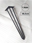 Resim DEMONTEPARK 1 Adet-48,5cm Metal Firkete Ayak,sehpa Ayağı, Zigon Sehpa Ayağı 