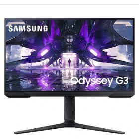 Resim Samsung 24" Odyssey G3 LS24AG320NUXUF 1MS 165 Hz Pivot FreeSync Premium Full HD VA LED Monitör 