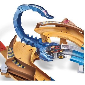 Resim Hot Wheels Monster Trucks Akrep Isırığı Yarış Pisti Gtl33 