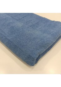 Resim Pamuklu Havlu Kumaş Royal Mavi Mavi 